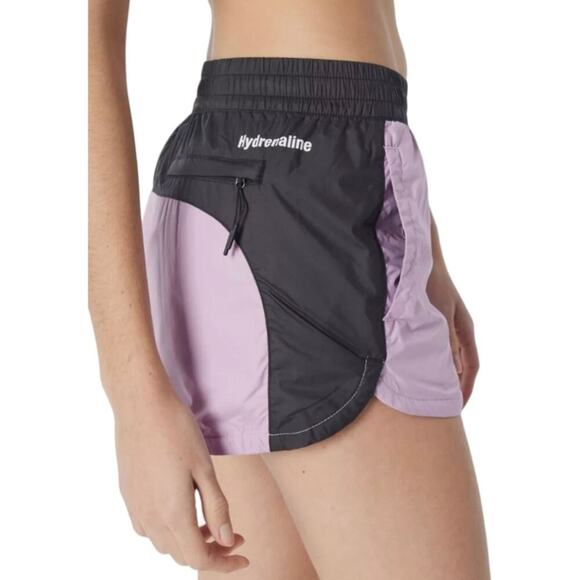 The North Face Hydrenaline 2000 woven shorts in lilac and black Plus Size 3X New - Picture 3 of 14